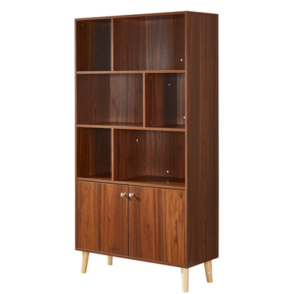 Bookcase, Bookshelf,Walnut