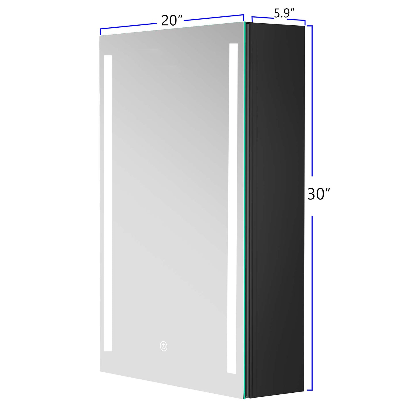 30x20 inch LED Bathroom Medicine Cabinets Surface Mounted