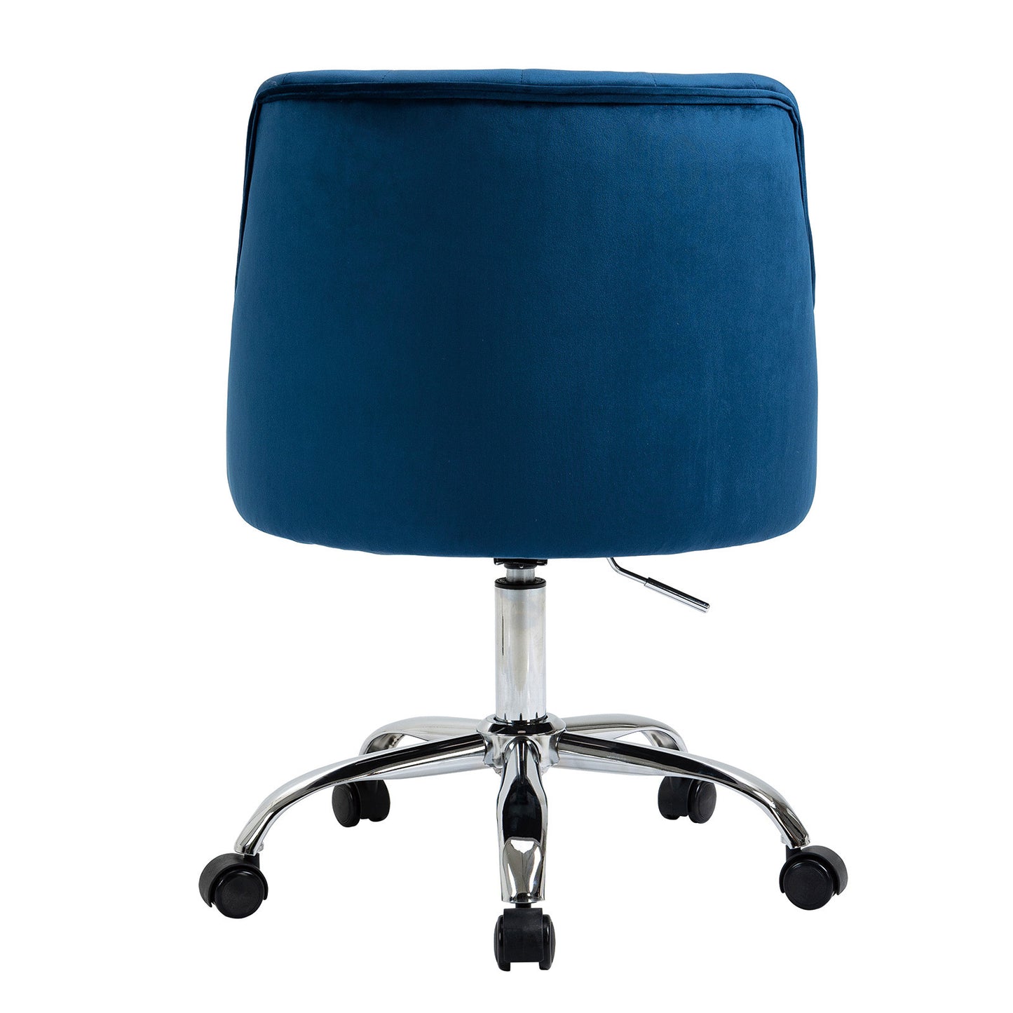 Modern Home Office Chair, Velvet Swivel Armchair, Velvet Office Chair with Soft Seat