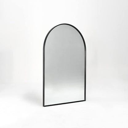 Wall Mirror 36"x24", Bathroom Mirror, Vanity Mirror, for Bathroom, Bedroom, Entryway, with Metal Frame, Modern & Contemporary Arch Top Wall Mirror (Black)