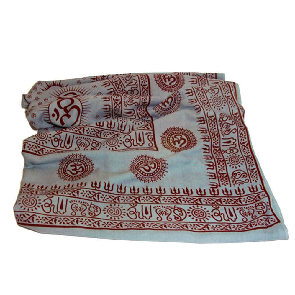 OM Mantra Meditation Yoga Prayer Shawl by OMSutra