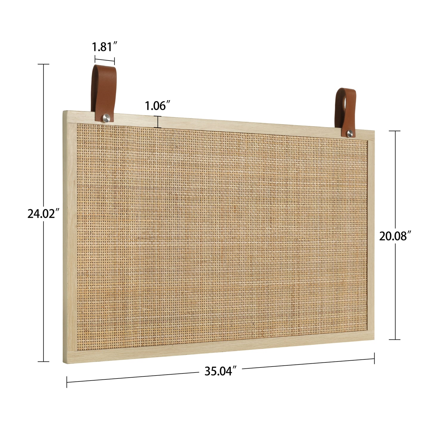 Decorative panel,Head board,Natural Rattan, for Bedroom, Living Room,Hallway