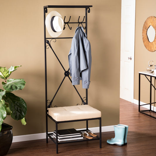 Dovanti Entryway Storage Rack / Bench Seat