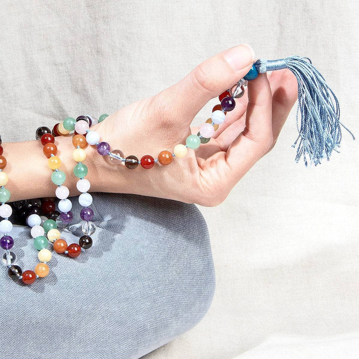 Chakra Psychic Mala - High-Energy Gemstones by Tiny Rituals