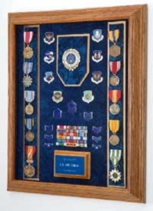 Air Force Awards Display Case - Awards & Medals Display Case. by The Military Gift Store