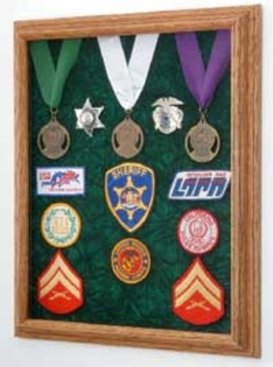 Awards Display Case, Military Medal Display case-Walnut by The Military Gift Store