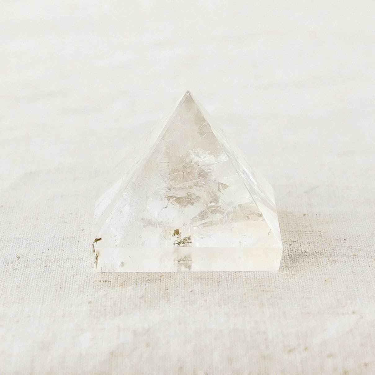 Crystal Quartz Pyramid by Tiny Rituals