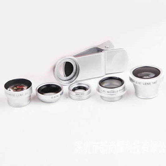 Clear Image with 5 Clip and Snap Lens for your Smartphone by VistaShops