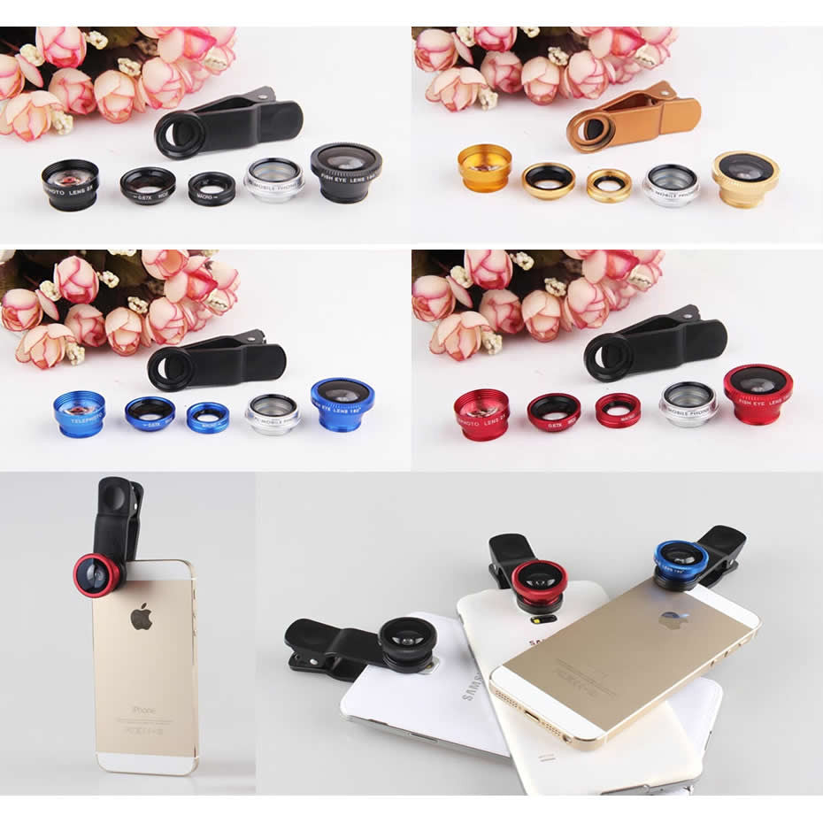 Clear Image with 5 Clip and Snap Lens for your Smartphone by VistaShops