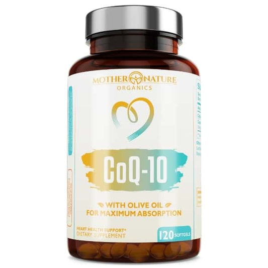 CoQ-10 Softgels Capsules 100 mg by Mother Nature Organics