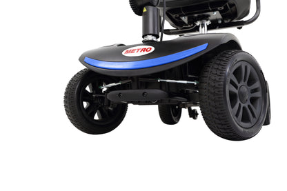 [NO LED LIGHT]  Compact Mobility Scooter-Frosted Blue