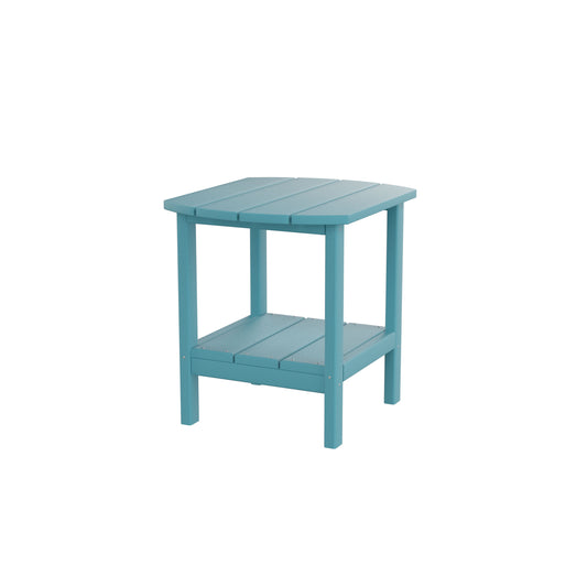 HDPE side table,adirondack table,porch table, patio table for outdoor and pool Blue