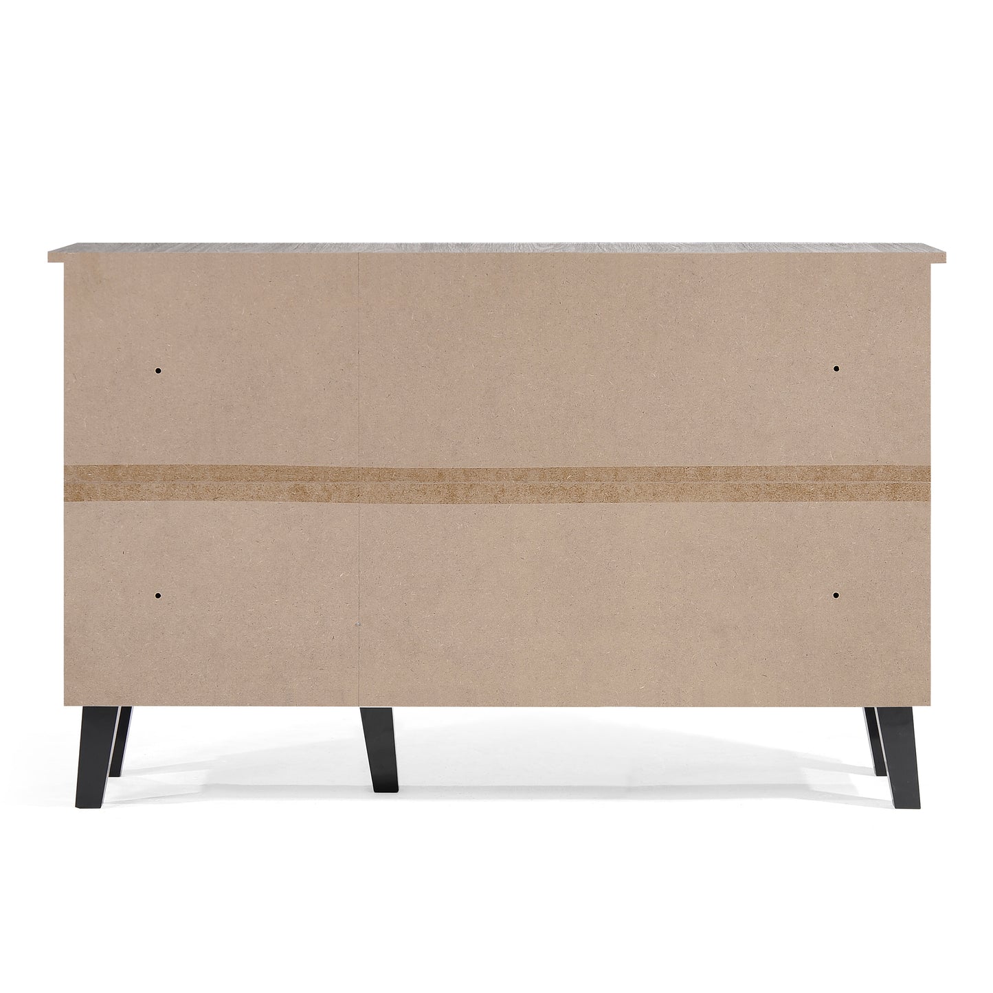 Emilia mid-century modern finished fiberboard multipurpose sideboard