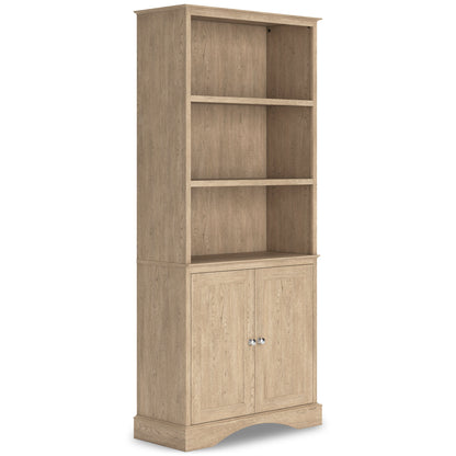 Ashley Elmferd Light Brown Contemporary 72" Bookcase H302-17