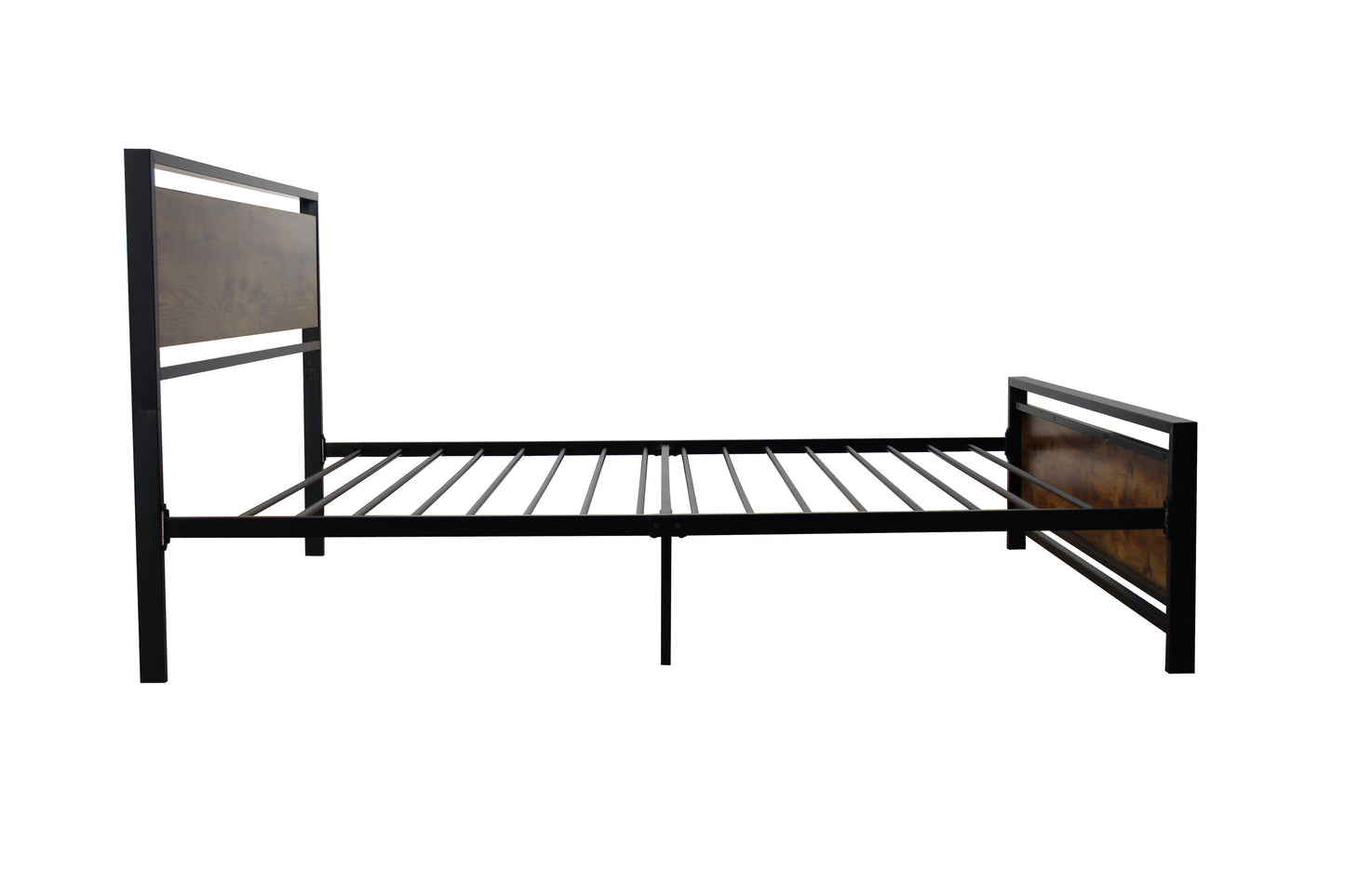 Twin Size  metal bed Sturdy System Metal Bed Frame ，Modern style and comfort to any bedroom ，black