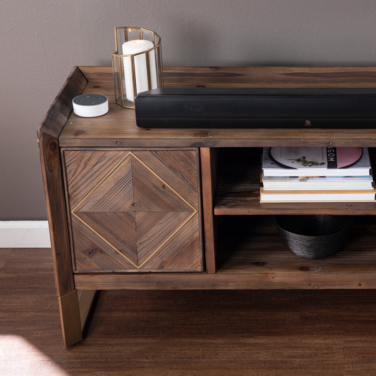 Astorland Reclaimed Solid Wood Media Console