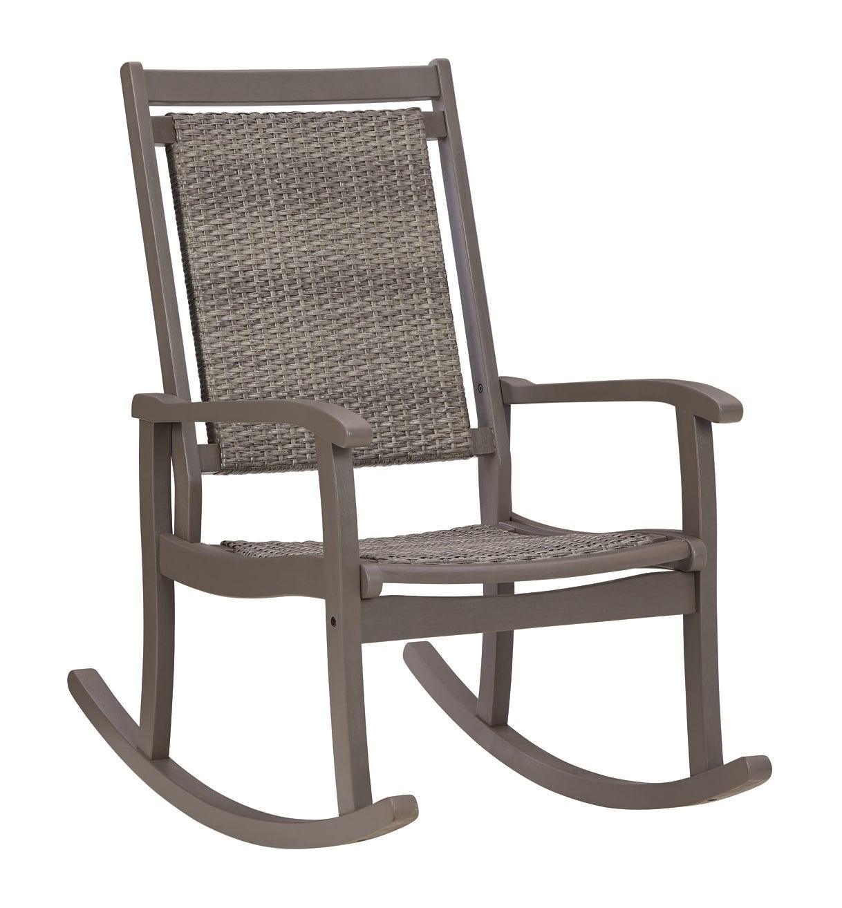 Ashley Emani Gray Casual Rocking Chair P168-828