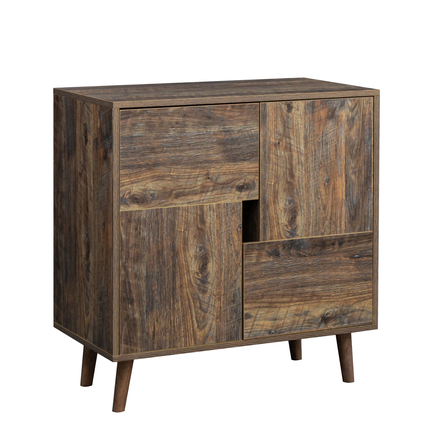 Sideboard, with four storage spaces, restaurant sideboard, entrance channel basement, bedroom and living room，espresso