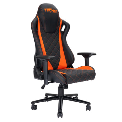 Techni Sport TS-84 Ergonomic High Back Racer Style PC Gaming Chair, Orange