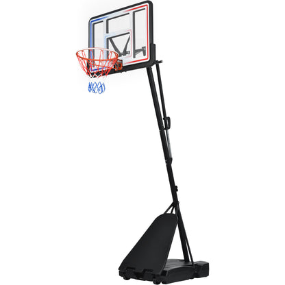 Portable Basketball Hoop Basketball System 8-10ft Height Adjustment for Youth Adults LED Basketball Hoop Lights, Colorful lights, Waterproof，Super Bright to Play at Night Outdoors,Good Gift for Kids