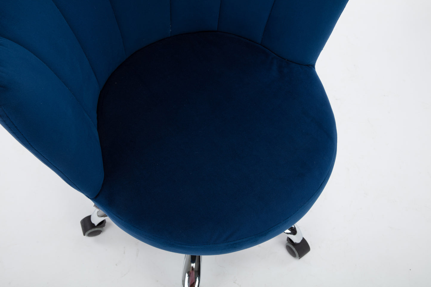 COOLMORE   Swivel Shell Chair for Living Room/Bed Room, Modern Leisure office Chair  Blue