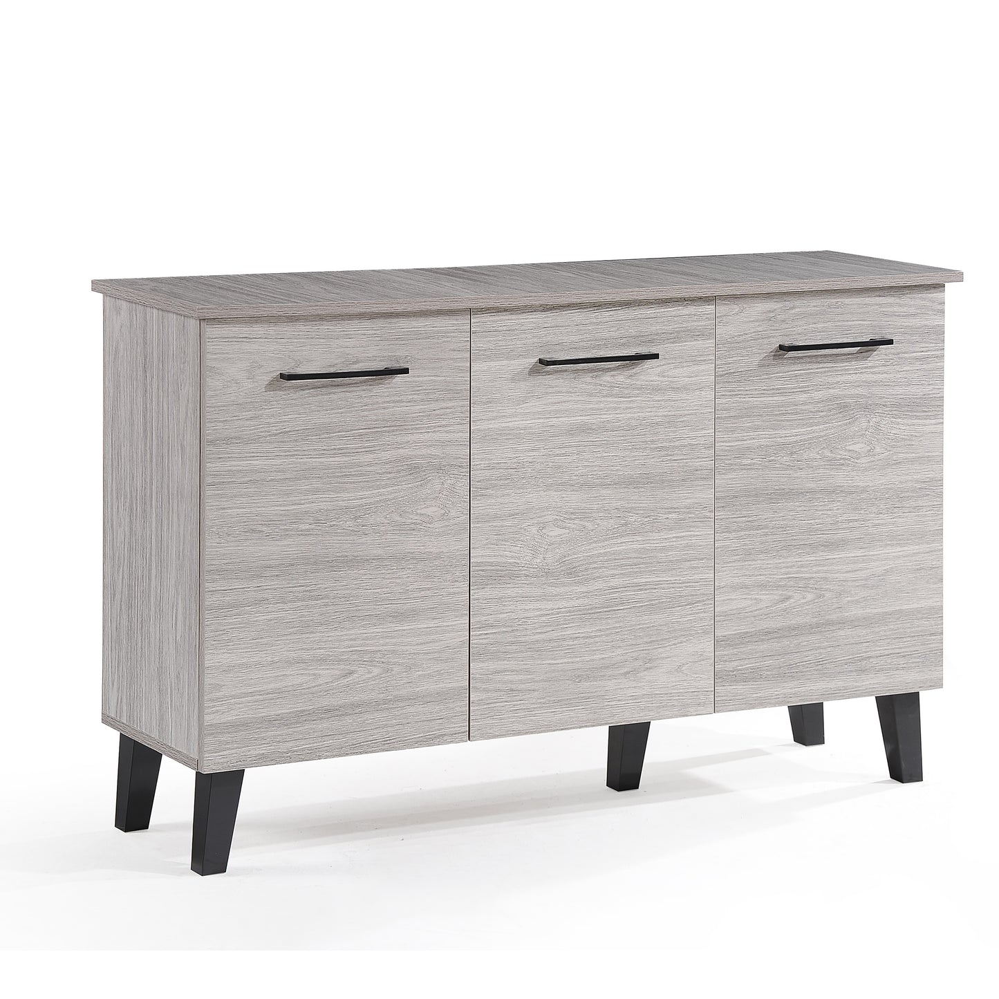 Emilia mid-century modern finished fiberboard multipurpose sideboard