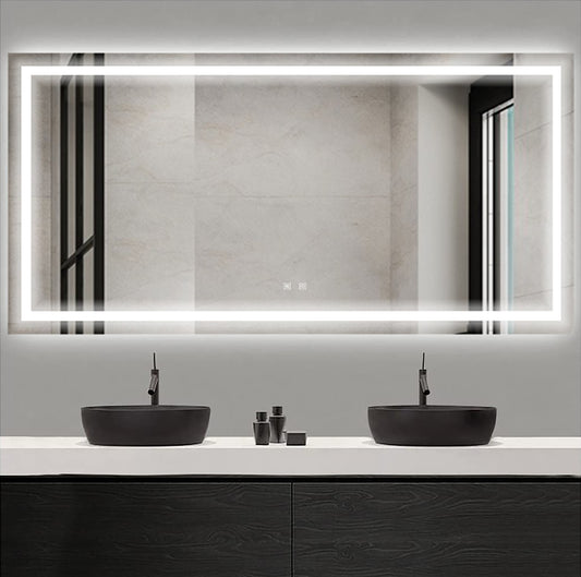 Bathroom Vanity LED Lighted Mirror-72*36