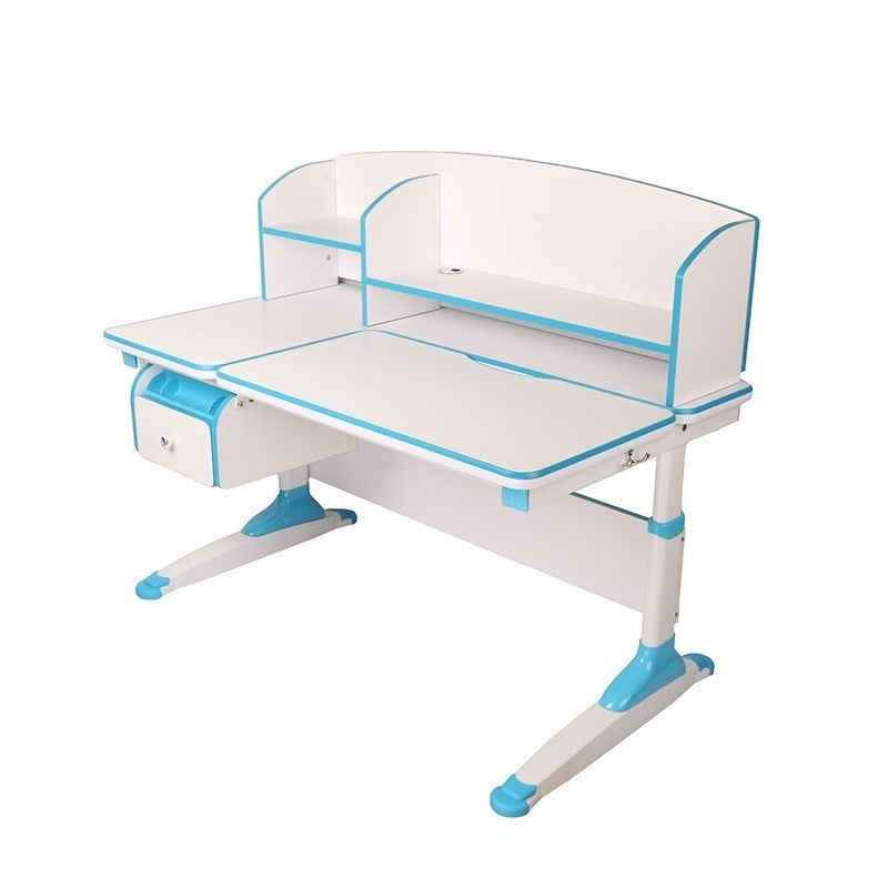 Ergonomic Multi Function Adjustable Kids Study Desk & Hutch Model C BLUE COLOR