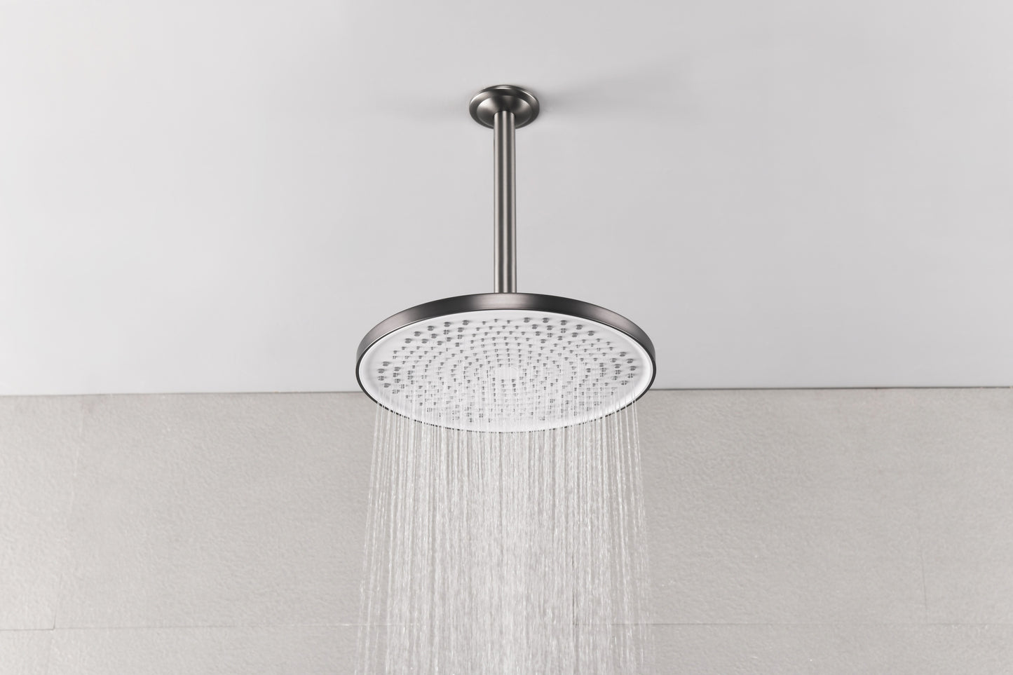 Shower Head - High Pressure Rain - Luxury Modern Look - No Hassle Tool-less 1-Min