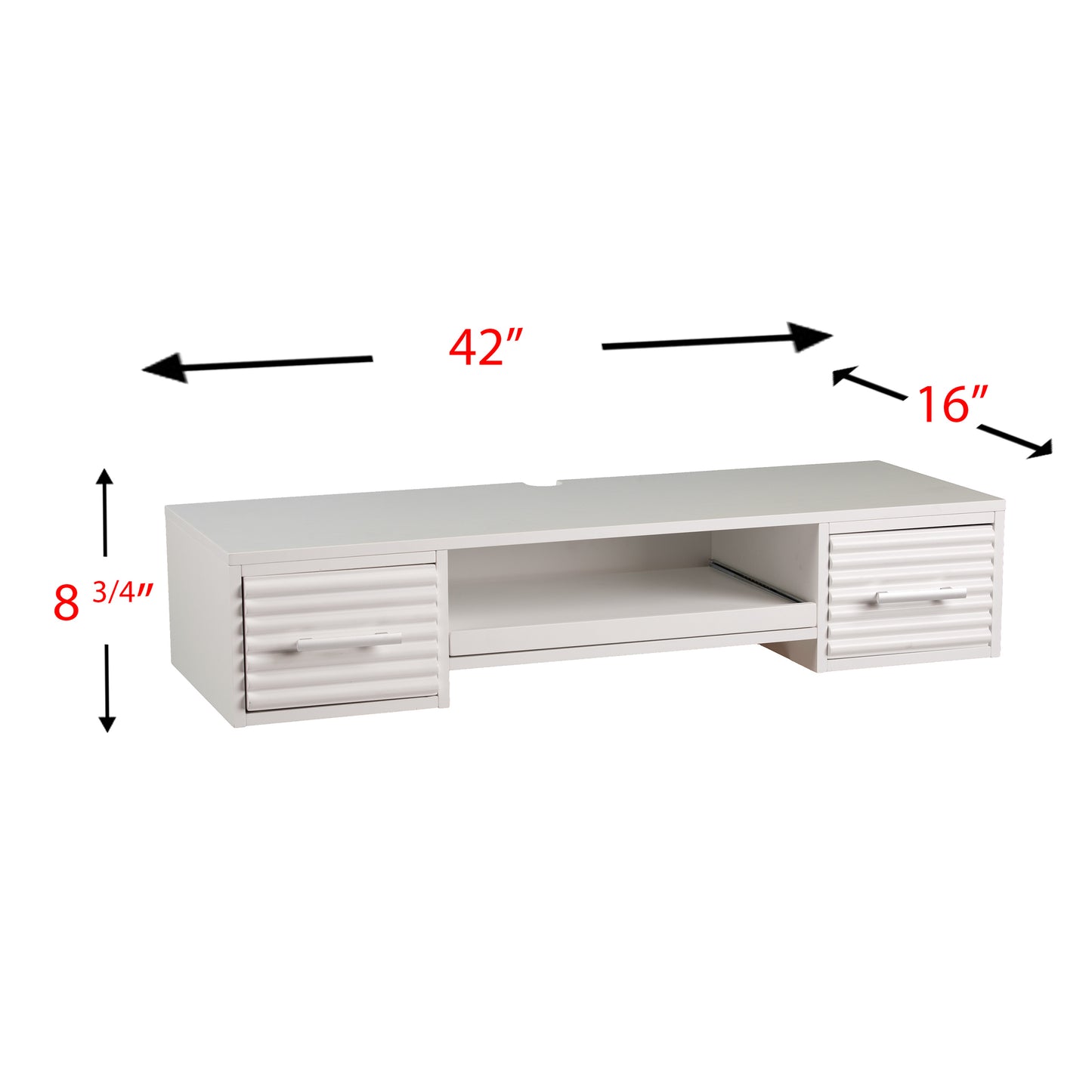 Simon Wall Mount Desk - White