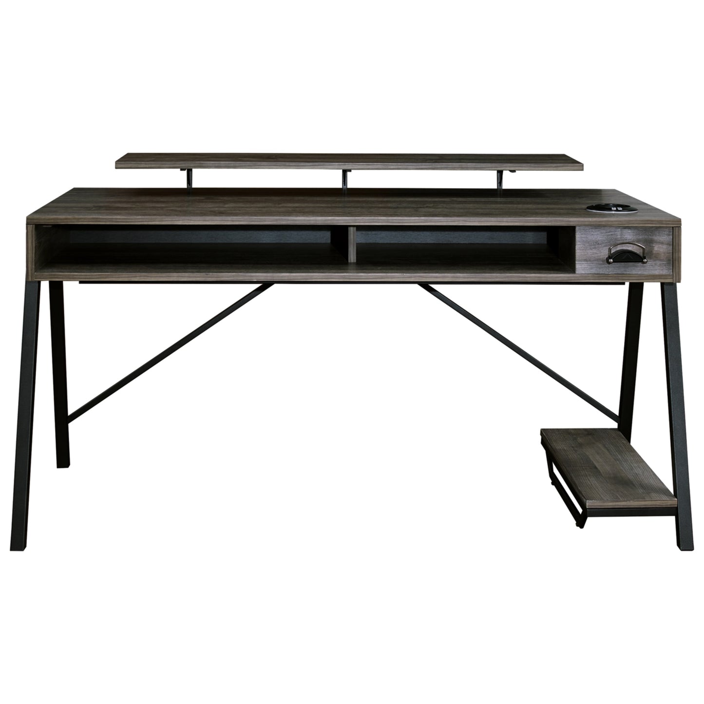 Ashley Contemporary Barolli Gaming Desk with Built-in Can Cooler H700-28