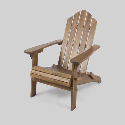 Hollywood outdoor foldable solid wood ADIRONDACK  Dark Brown chair