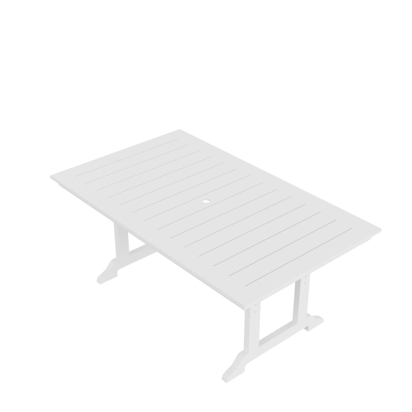 HDPE Dining Table, White