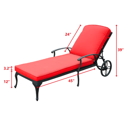 Aluminium Cast lounge chair