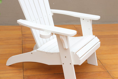 Polystyrene Adirondack Chair - White