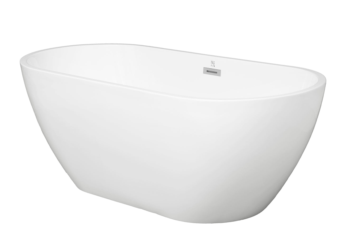 Acrylic Alcove Freestanding Soaking Bathtub