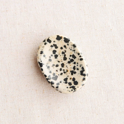 Dalmatian Jasper Worry Stone by Tiny Rituals