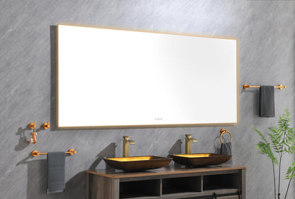 84x 36Inch LED Mirror Bathroom Vanity Mirror with Back Light, Wall Mount Anti-Fog Memory Large Adjustable Vanity Mirror