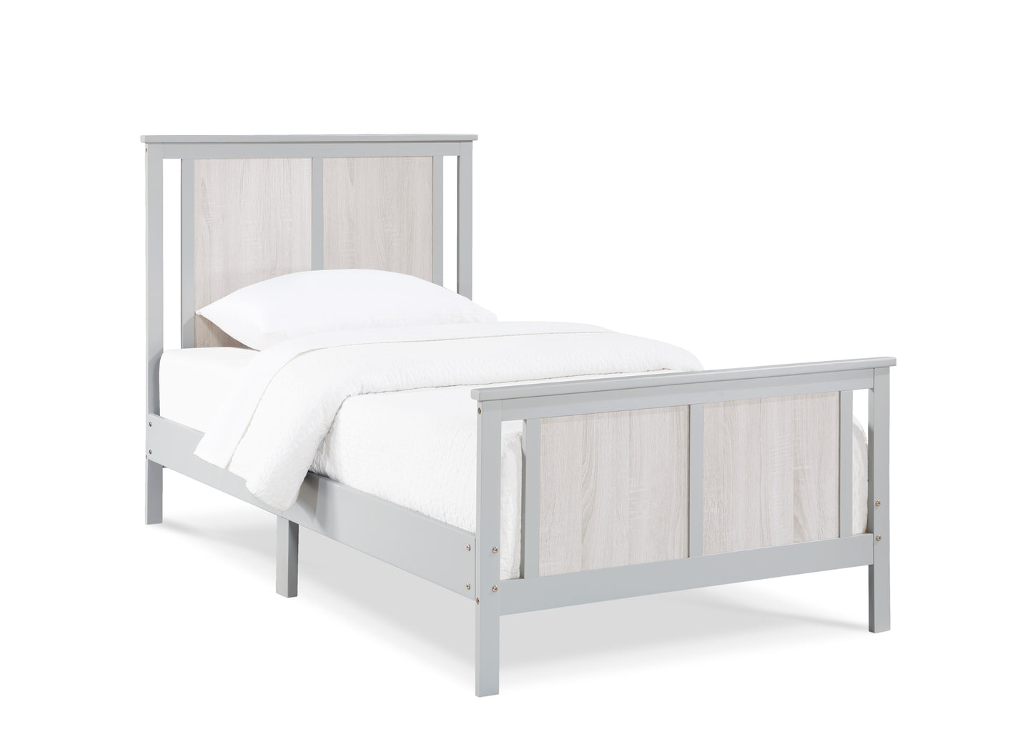 Connelly Reversible Panel Twin Bed Gray/Rockport Gray