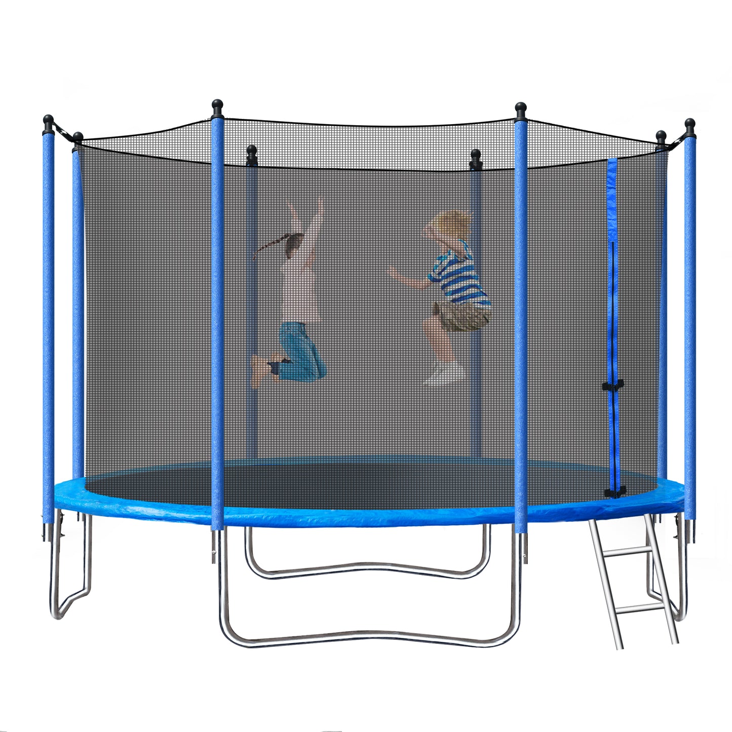 10FT TRAMPOLINE (STEEL TUBE,LADDER)