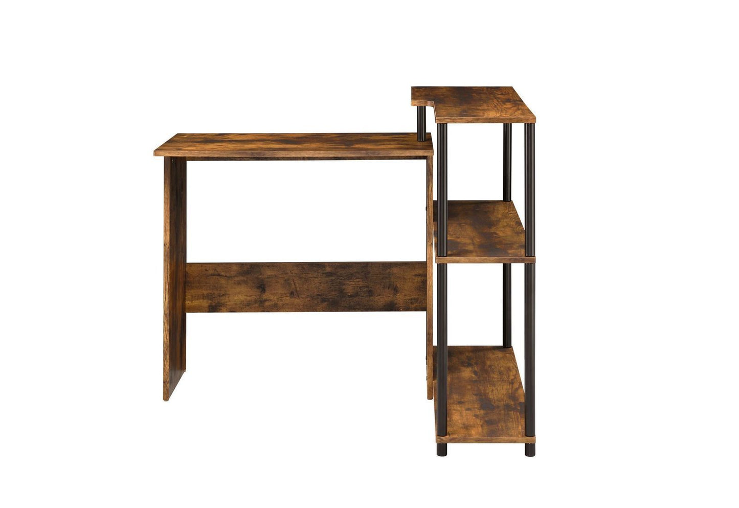 ACME Ievi Writing Desk, Weathered Oak & Black Finish 92750