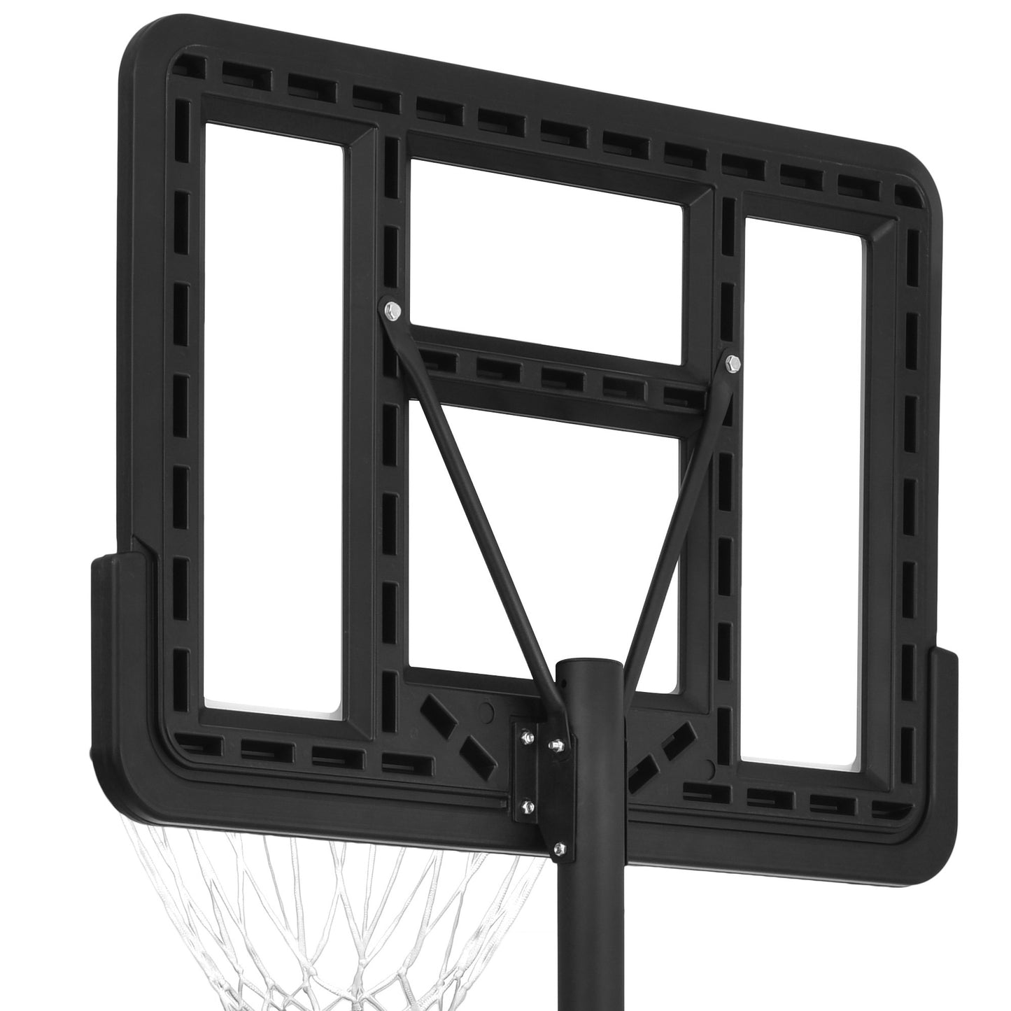 Portable Basketball Hoop Basketball System 4.76-10ft Height Adjustment for Youth Adults LED Basketball Hoop Lights, Colorful lights, Waterproof，Super Bright to Play at Night Outdoors,Good Gift for Kid