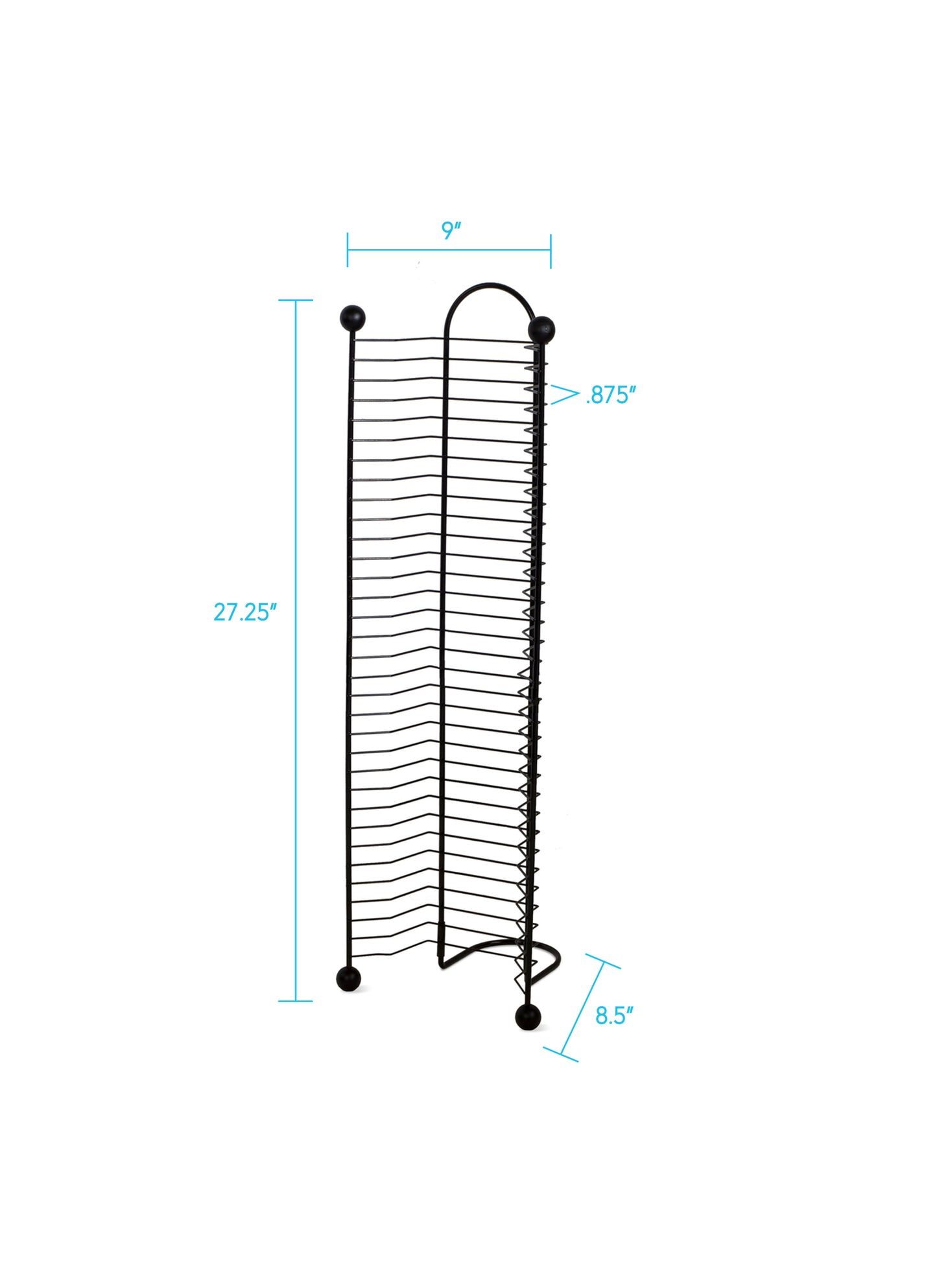 Tower-Nestable wire 32DVD-Gun Metal