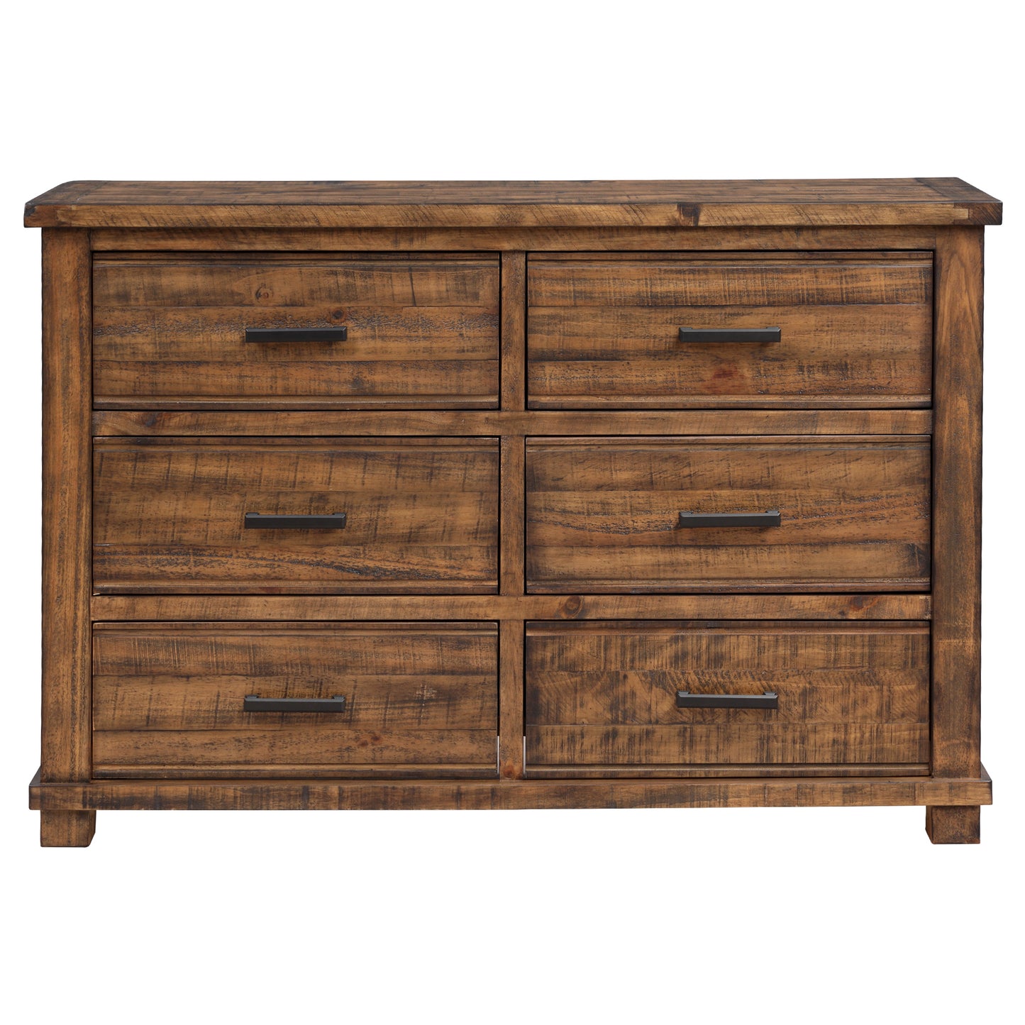 Rustic Reclaimed Solid Wood Framhouse 6 Drawers Wider Dresser