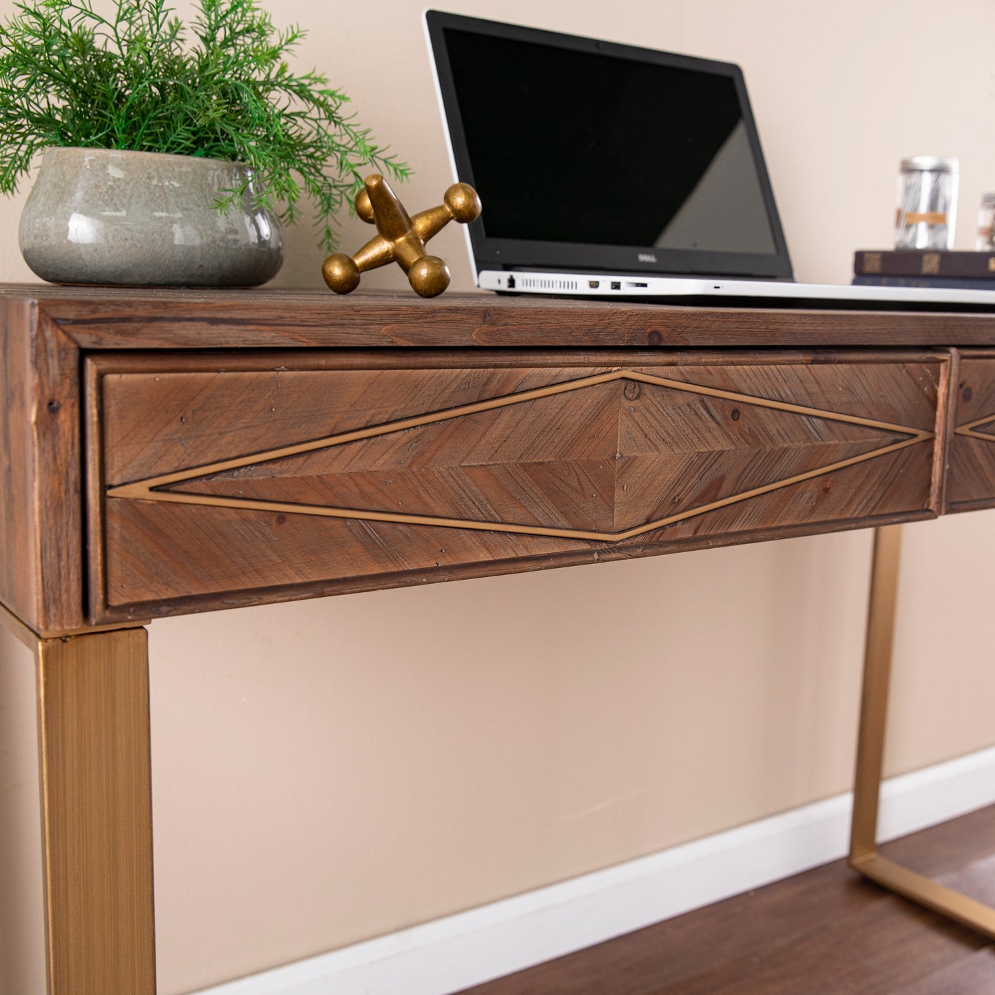 Astorland Reclaimed Wood Desk w/ Storage