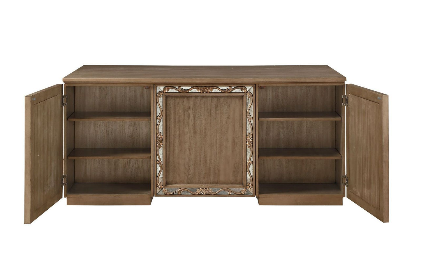 ACME Orianne Desk in Antique Gold 91435