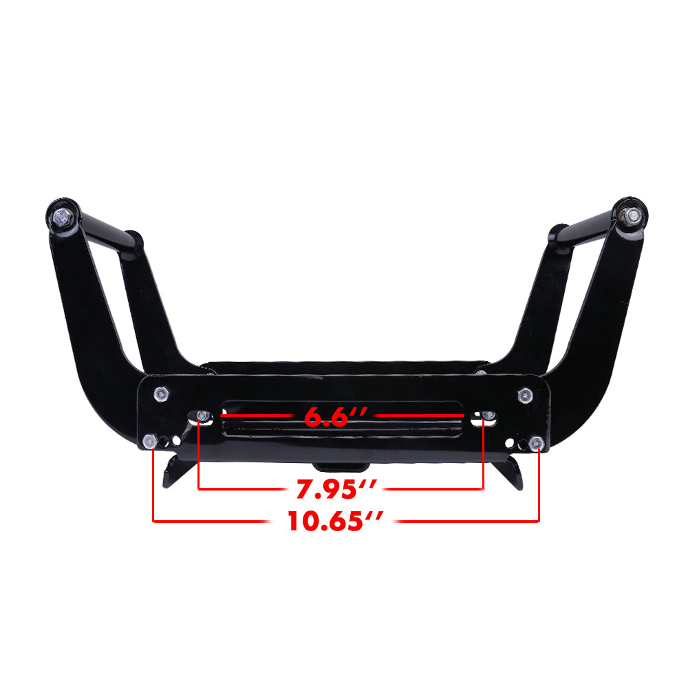 ZE Winch Cradle Mounting Bracket Mount Plate For Truck 4WD Trailer ATV