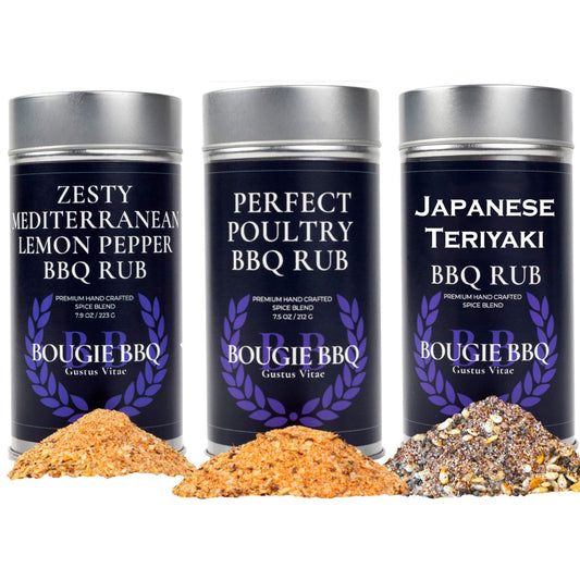 Deluxe Chicken BBQ Seasonings Collection - 3 Pack by Gustus Vitae