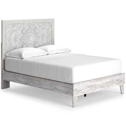 Ashley Paxberry Whitewashed Casual Full Panel Platform Bed EB1811B1