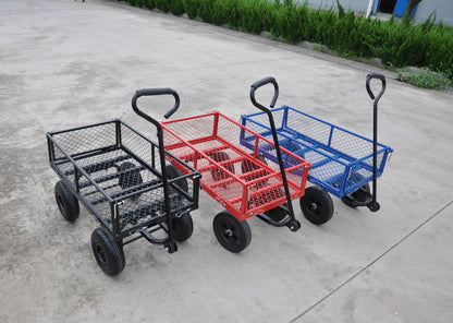 Tools cart Wagon Cart Garden cart trucks make it easier to transport firewood